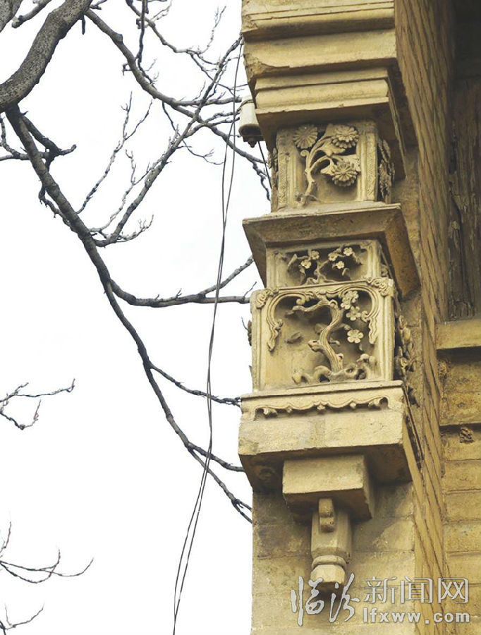 保存完好的乡宁旗杆院