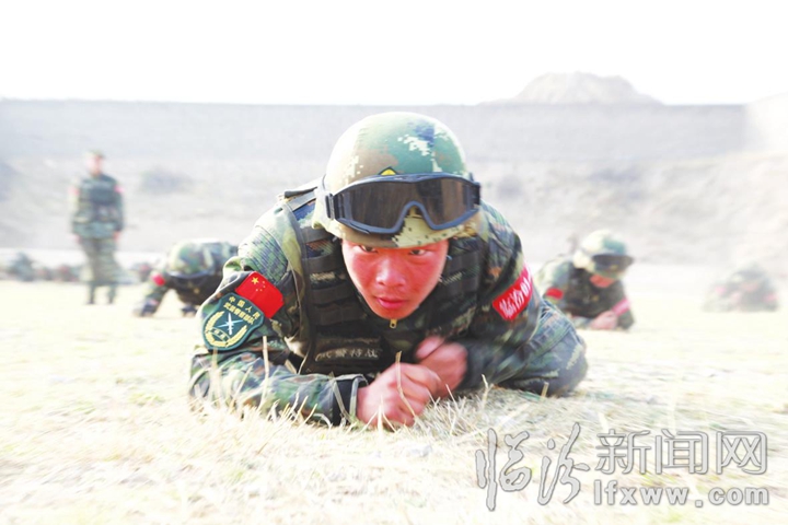 武警临汾支队第一季度“魔鬼周”极限训练掠影