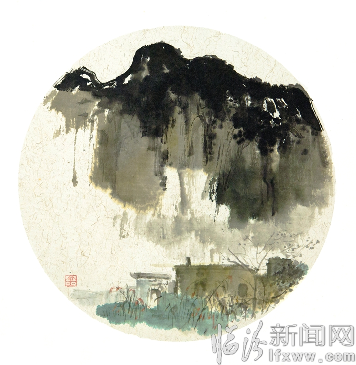 金小民绘画作品展在山西师大文理学院举行