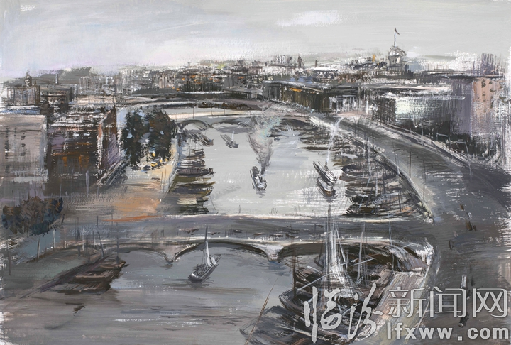 金小民绘画作品展在山西师大文理学院举行