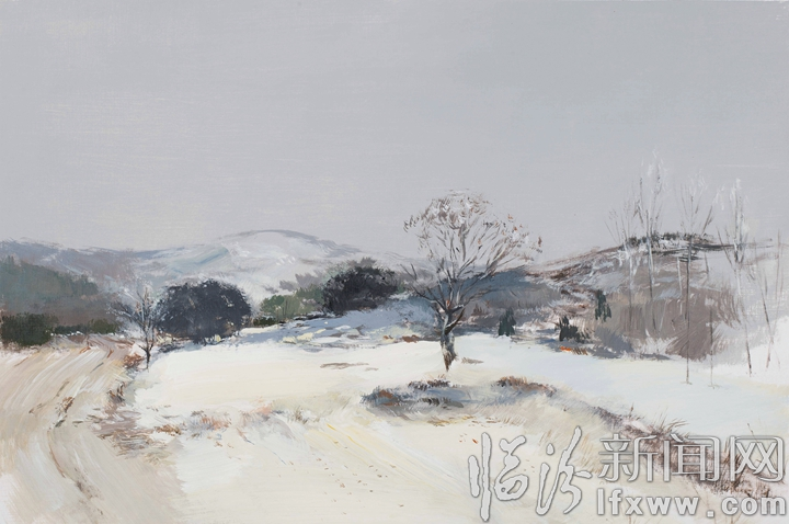 金小民绘画作品展在山西师大文理学院举行