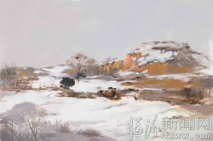 金小民绘画作品展在山西师大文理学院举行