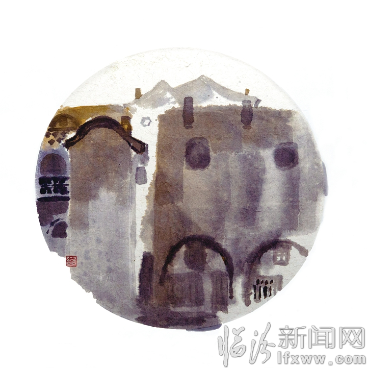 金小民绘画作品展在山西师大文理学院举行