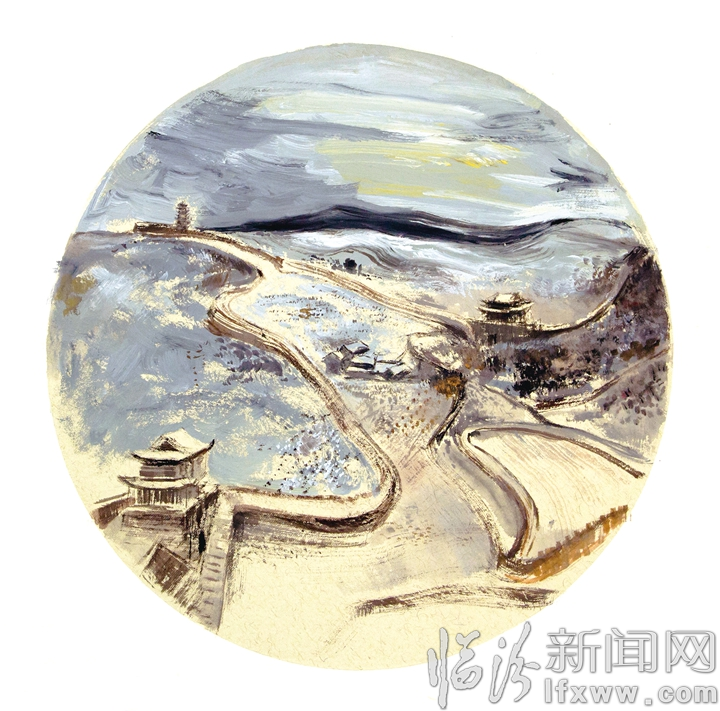 金小民绘画作品展在山西师大文理学院举行