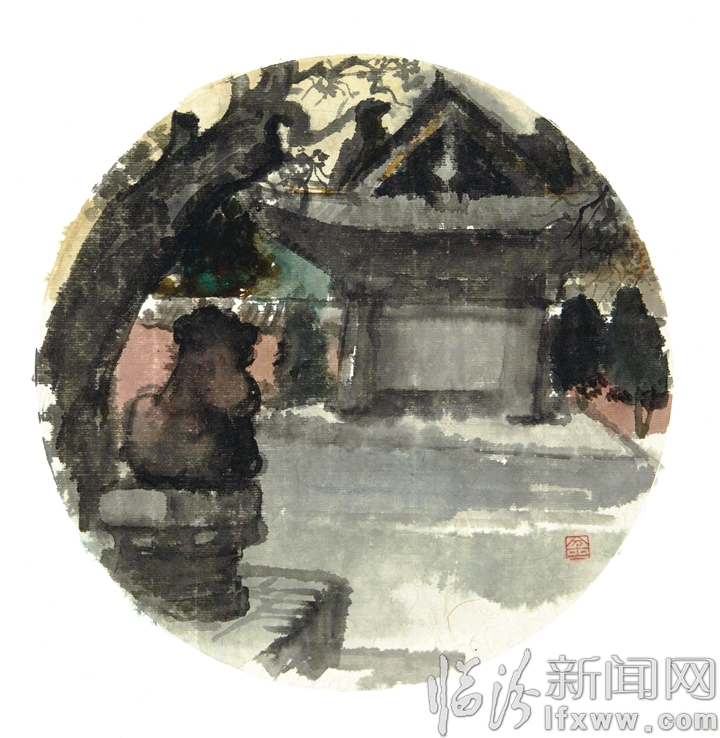 金小民绘画作品展在山西师大文理学院举行