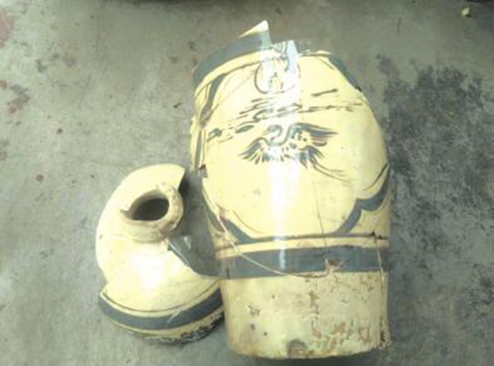 临汾:市民工地捡回碎瓷片 考证系宋代梅瓶