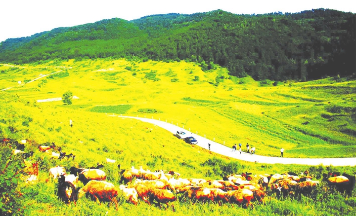 秀美临汾景区 中镇霍山七里峪