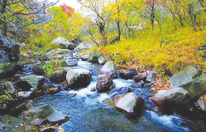 秀美临汾景区 中镇霍山七里峪