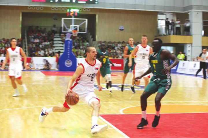 2018中国“尧王杯”洲际篮球公开赛(山西站)开赛