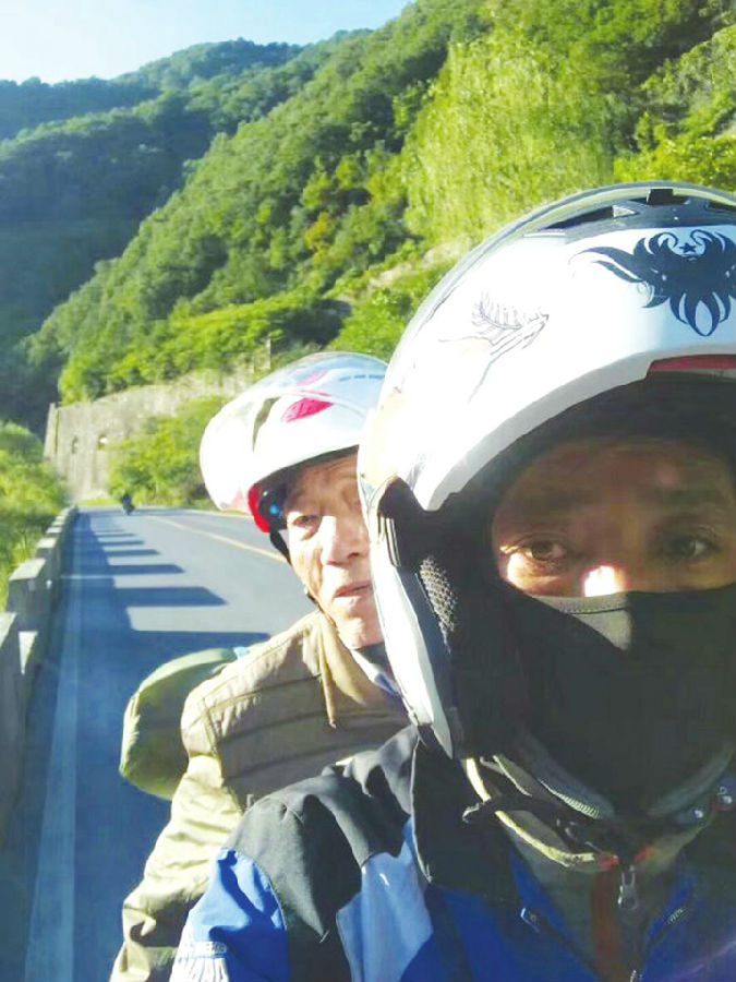 侯马周胜虎:带着老爸去骑行 感受匠人一腔情怀