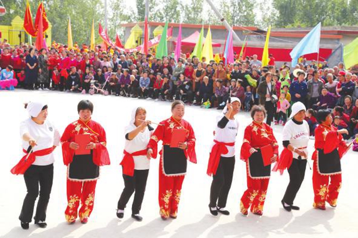 尧都区金殿镇峪口村首届农民文化节开幕啦