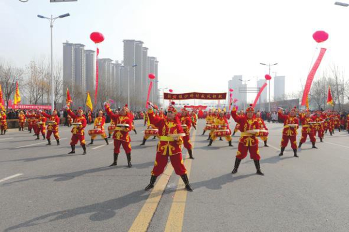尧都区刘村镇:锣鼓喧天闹元宵