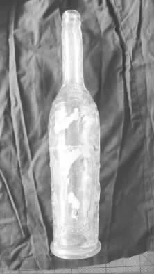 一个印证临汾文化的玻璃瓶