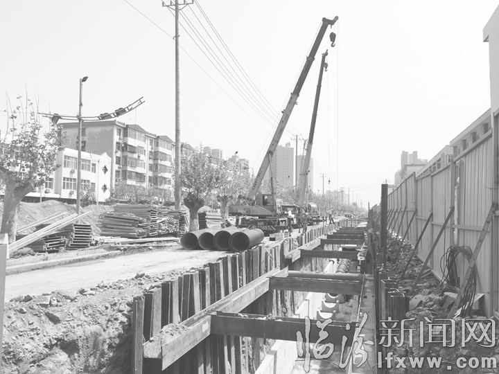 临汾解放东路重点工程进展如何 探访一下