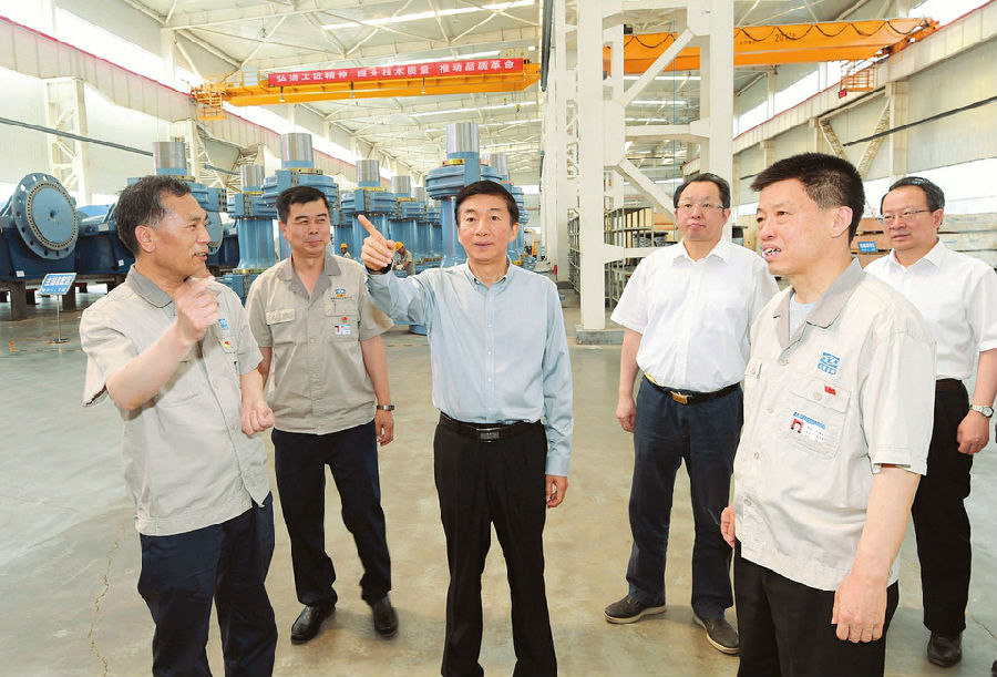 骆惠宁深入太重集团调研 了解风电智能化园区建设情况等