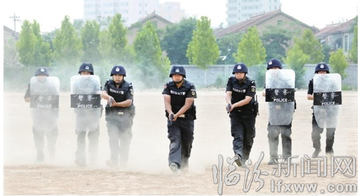 翼城县公安局举行2019反恐演练