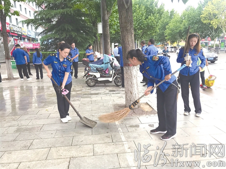 临汾:打造交通综合整治“示范路”