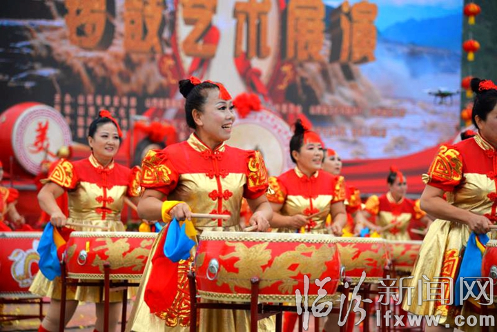 2019年“繁荣盛世 鼓舞山西”锣鼓艺术展演在吉县开幕