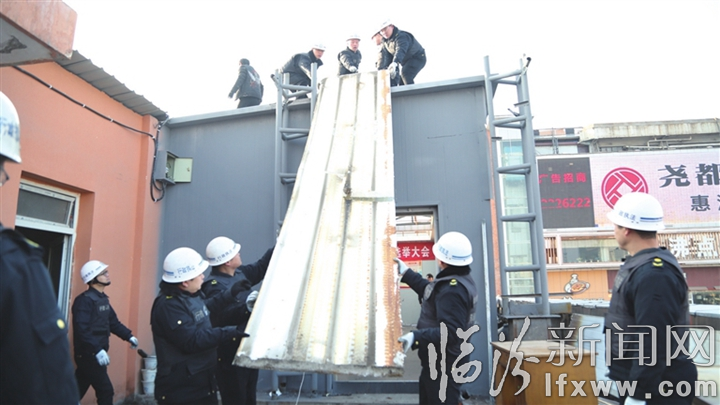 临汾靓城提质“三拆”工作纪实