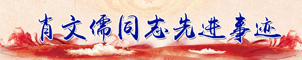 肖文儒同志先进事迹