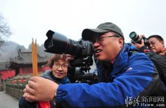 临汾影友在武当山拍雪景