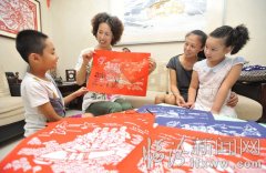 赛艇挑战赛剪纸作品