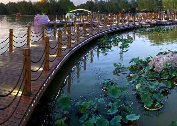 临汾滨河美景（4张）