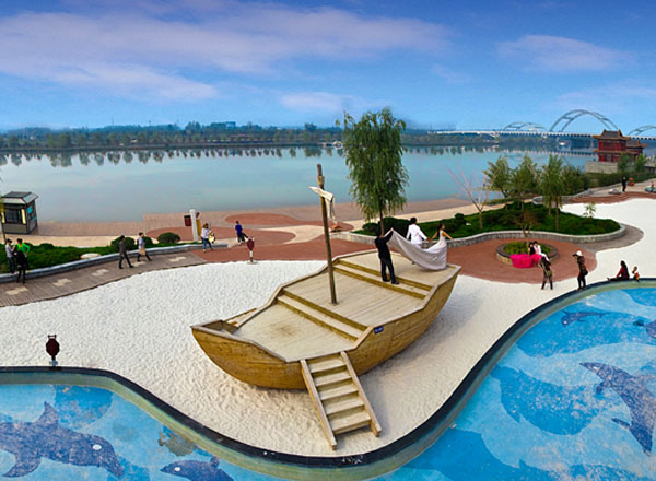 临汾滨河美景（21张）