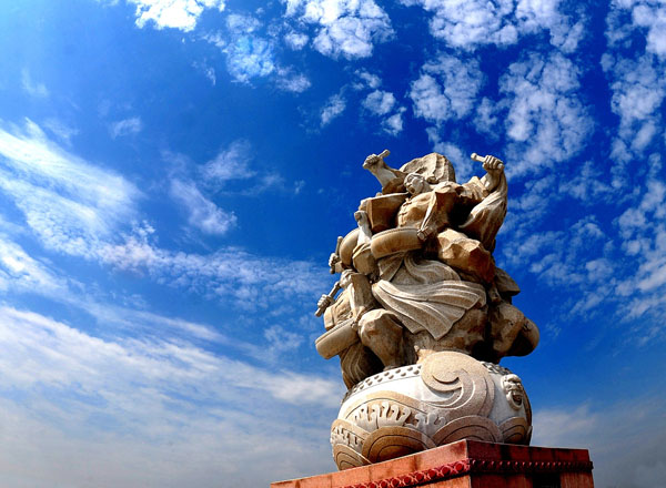 临汾锣鼓大桥（2张） 