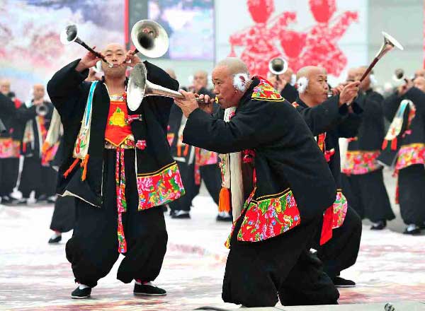 吉县壶口黄河唢呐情（2张） 