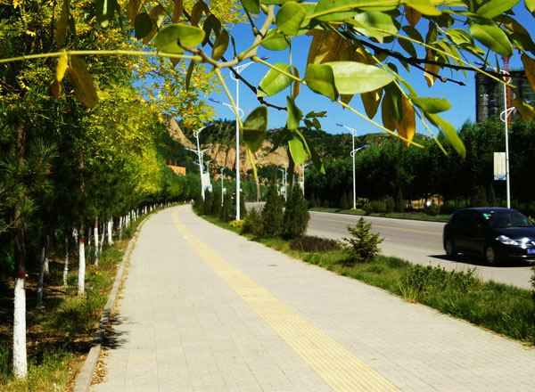 秋意隰州滨河路（4张） 