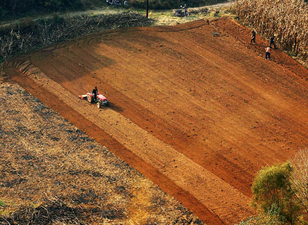 隰州秋耕图（3张） 