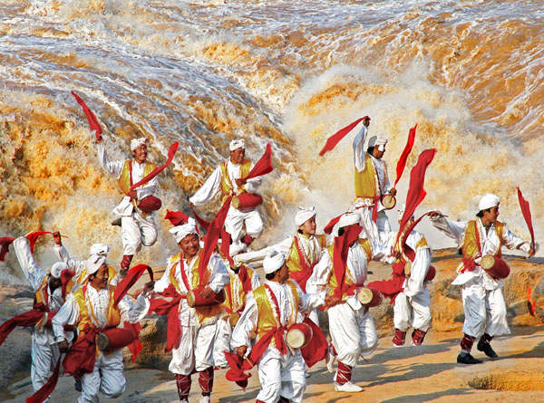 黄河风情（3张） 