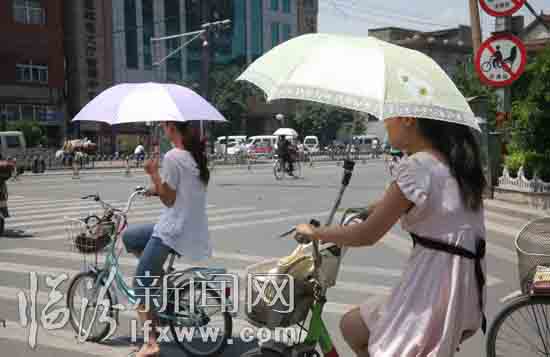 临汾迎来今年第一个高温天