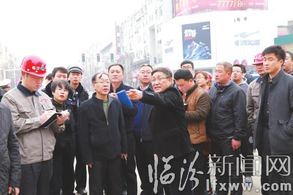 临汾市区南北交通主动脉“重塑”48小时(组图)