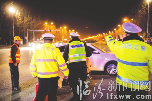 临汾市区南北交通主动脉“重塑”48小时(组图)