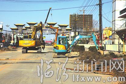 临汾市区南北交通主动脉“重塑”48小时(组图)