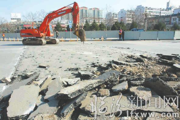 临汾市区南北交通主动脉“重塑”48小时(组图)
