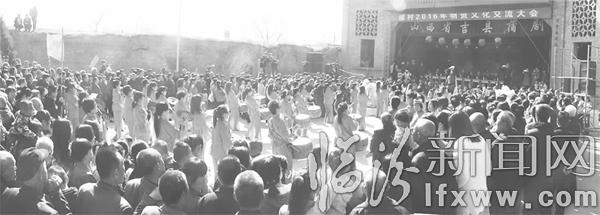 洪洞楼村春季物资文化表演红红火火