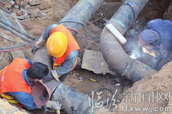 鼓楼南北街改造施工现场如火如荼