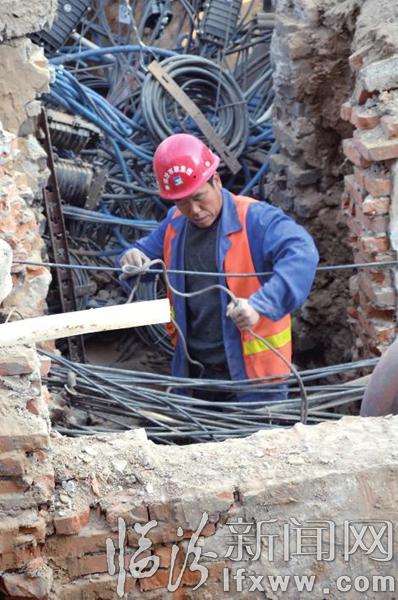 鼓楼南北街改造施工现场如火如荼