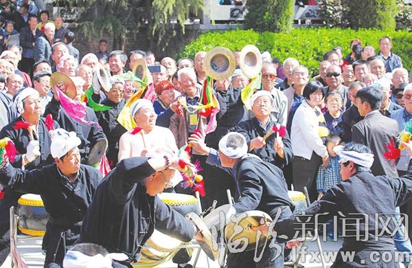洪洞上演锣鼓“盛宴”