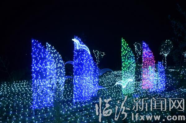 曲沃首届太子湖国际梦幻灯光节开幕