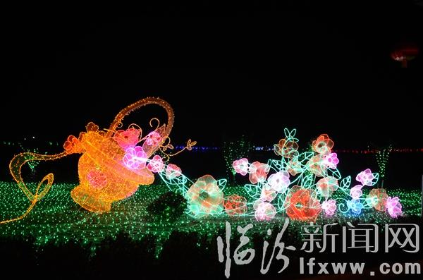 曲沃首届太子湖国际梦幻灯光节开幕