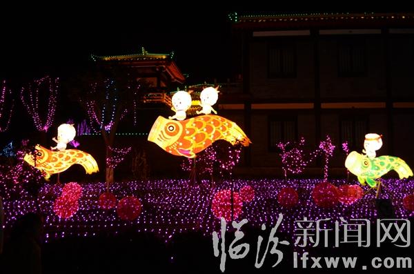 曲沃首届太子湖国际梦幻灯光节开幕