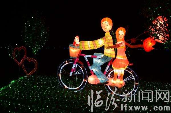 曲沃首届太子湖国际梦幻灯光节开幕