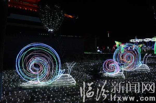 曲沃首届太子湖国际梦幻灯光节开幕