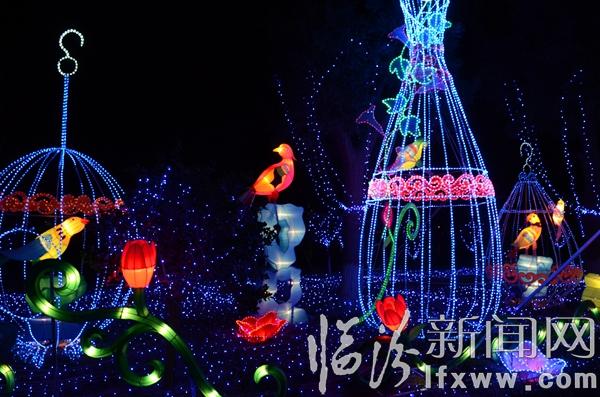 曲沃首届太子湖国际梦幻灯光节开幕