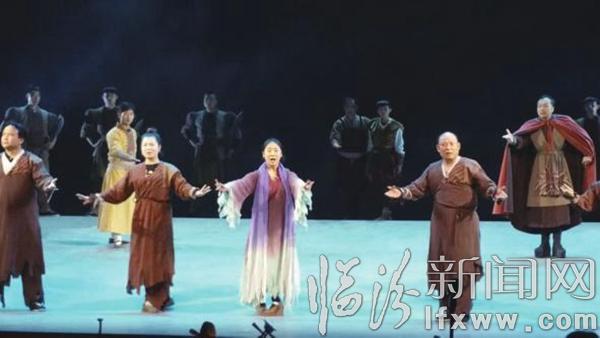 《河魂》排练现场。 资料图