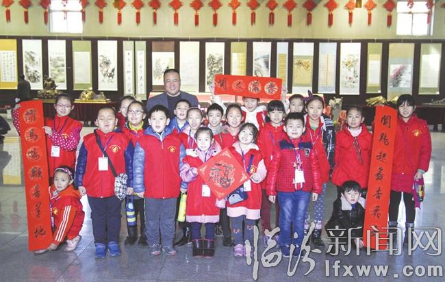 临汾晚报小记者徜徉艺术海洋